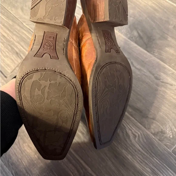 Ariat Dixie Mule - Russet Rebel Brown Studded Women's snip toe boot - Picture 5 of 5